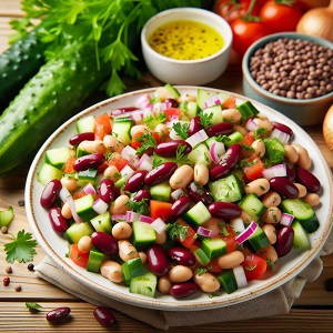 Four-bean salad