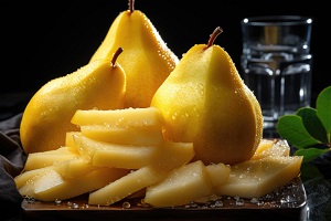 Honeyed pears