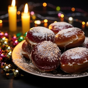 Olliebollen (Dutch donuts)