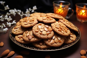Qurabiya (Middle Eastern almond cookie)