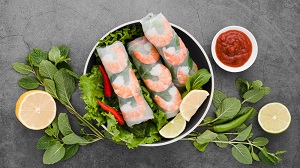 Vietnamese spring rolls