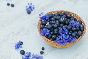 Wild blueberries