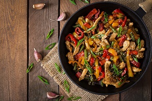 Wok vegetables