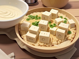 Xingren doufu (almond tofu dessert from China)