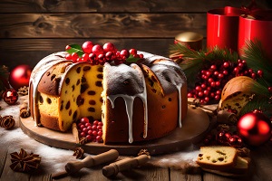 Xmas cake (traditional Christmas cake)