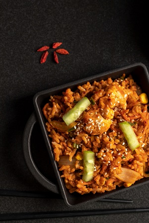 Xo sauce rice (rice dish flavored with Hong Kong-style xo sauce)