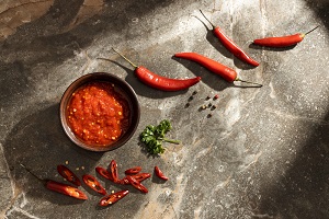 Xtra spicy salsa (another playful inclusion for a salsa made extra spicy)