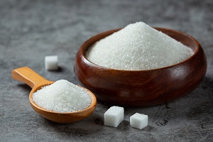 Xylitol (a sugar alcohol used as a sweetener)