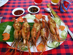 Yabbies grilled