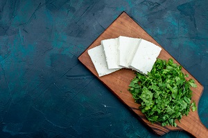 Yarg cheese (Cornish cheese wrapped in nettles)