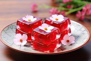 Yokan (Japanese jelly dessert)