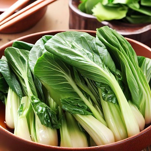 Yu choy (a Chinese green vegetable)