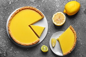 Zingy lemon tart