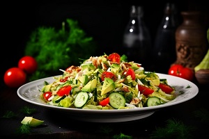 Zucchini salad