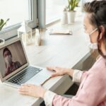 Woman Having A Video Call