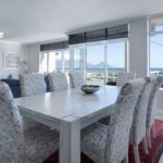 Rectangular White Wooden Dining Table With Chairs