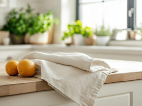 Kitchen towel mockup