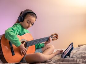 Child Playing Music