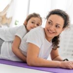 Mother & Daughter Playing