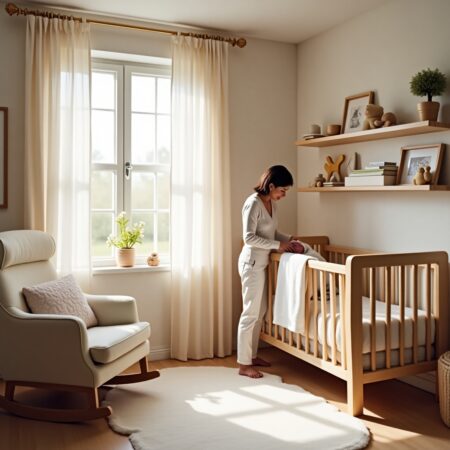 Cozy and beautifully designed nursery